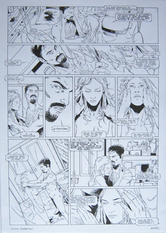 Espé, J.P. Ugarte, Christian Favrelle, Eric Corbeyran, Le Territoire 4 - Frontière - Comic Strip