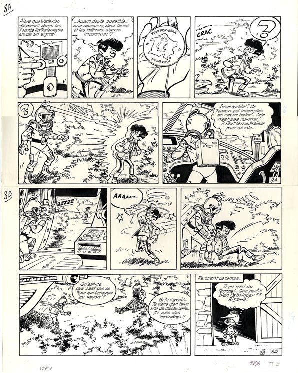 Scrameustache by Gos - Comic Strip