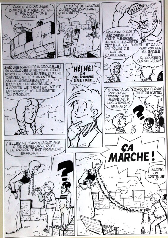 Pierre Lacroix, Les Exploits de Bibi Fricotin - Planche 4 - Comic Strip