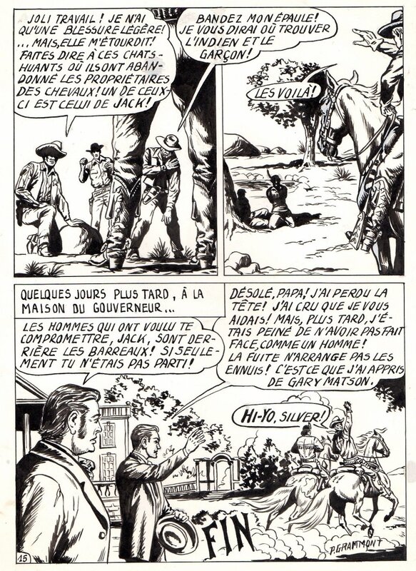 P Grammont, Gary Matson, Le fugitif - Tartine n°4, SFPI - Comic Strip