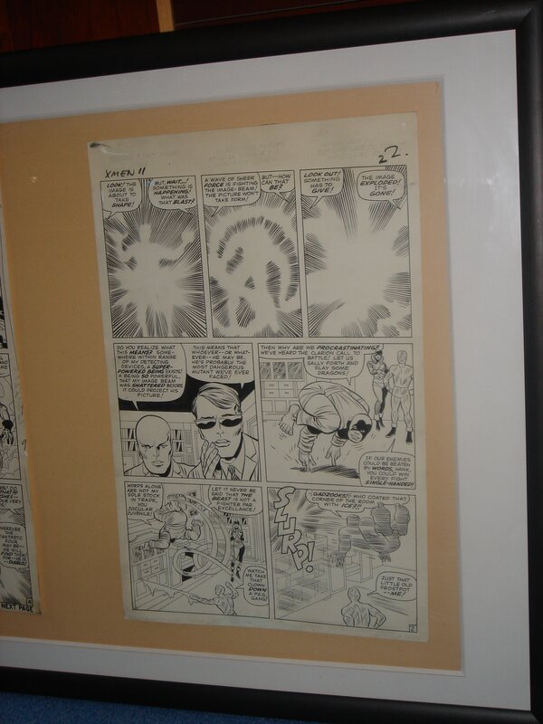 Uncanny X MEN par Jack Kirby, Stan Lee, Chic Stone - Planche originale