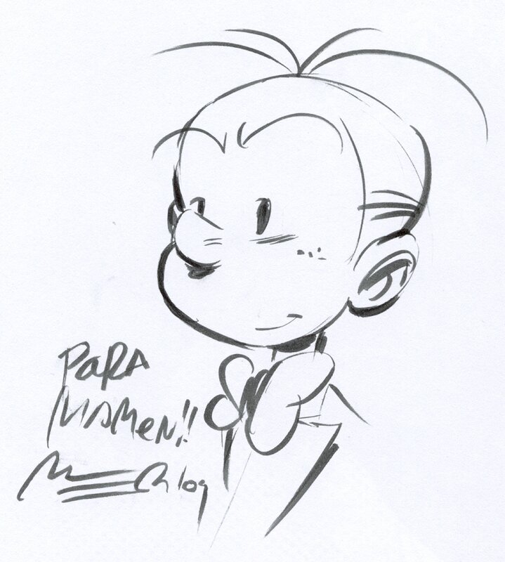 Fantasio by Jose Luis Munuera - Sketch