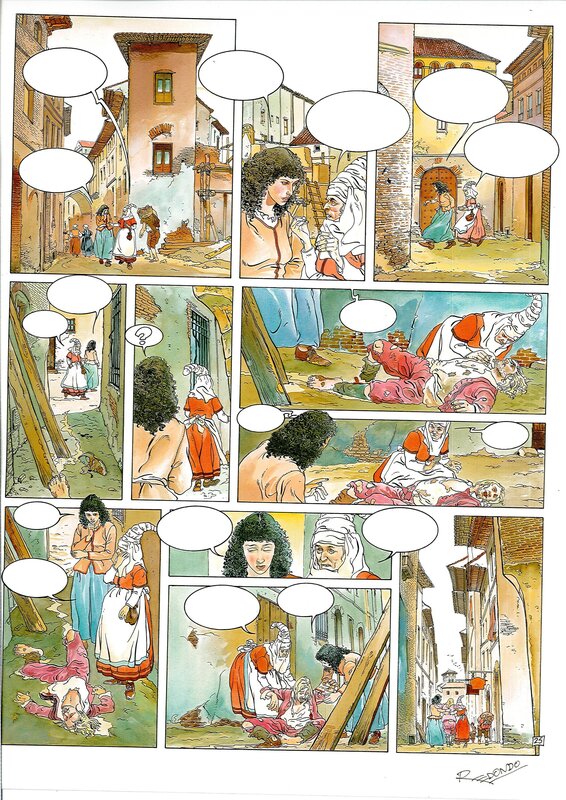Daniel Redondo, La MARQUE DE LA SORCIÈRE , L'ANGE DÉCHU. - Comic Strip