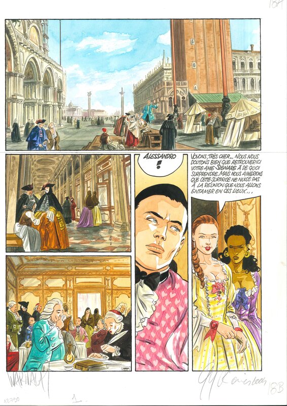 Éric Warnauts, Raives, Suites Vénitiennes album 7 Crépuscule sur la lagune, page 18 - Comic Strip