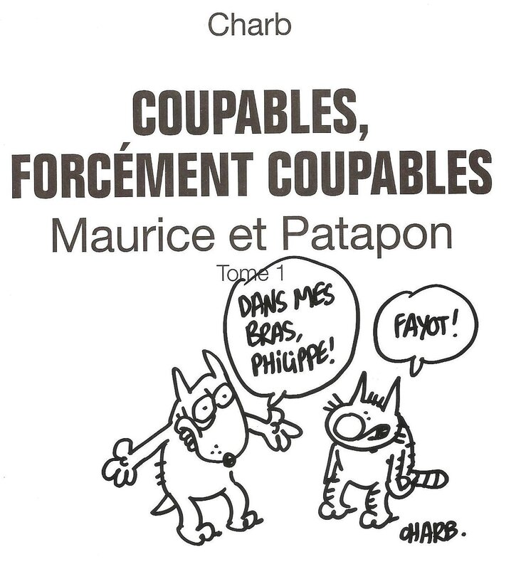 Charb - Maurice et Patapon - Dédicace