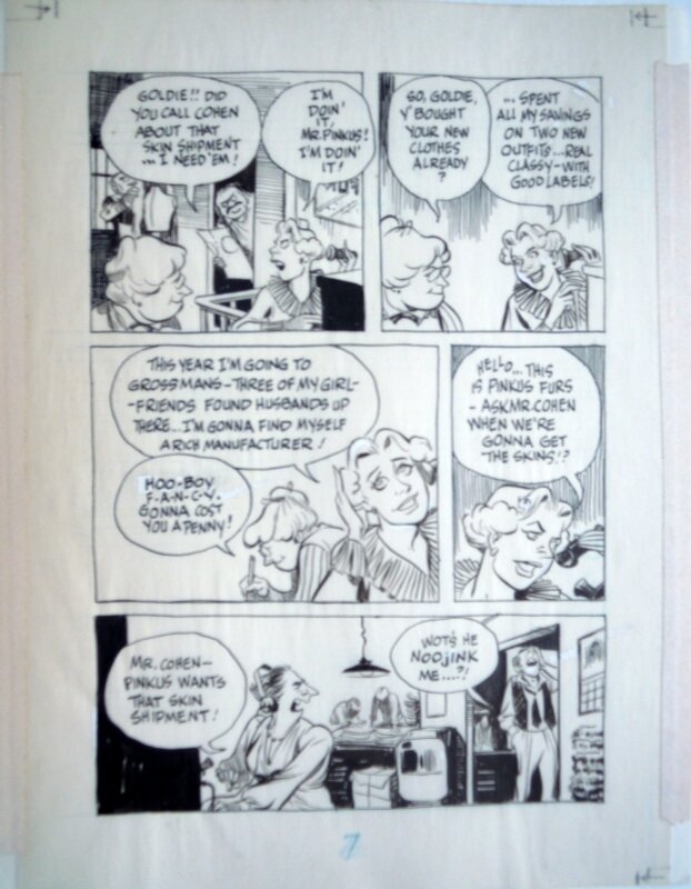 Will Eisner, A contract with god - cookalein page 7 - Planche originale