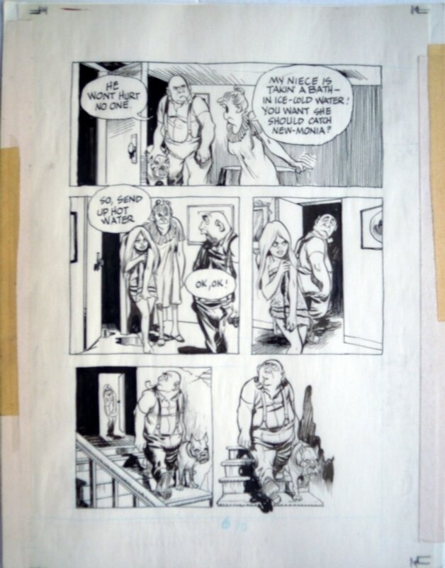 Will Eisner, A contract with god- the super page 10 - Planche originale