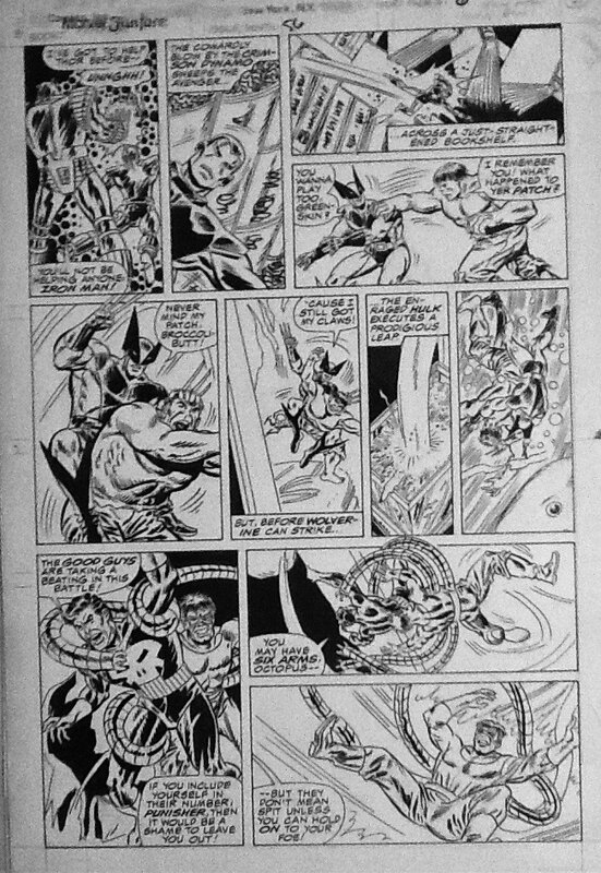 Marvel Fanfare #56 par Don Heck - Planche originale