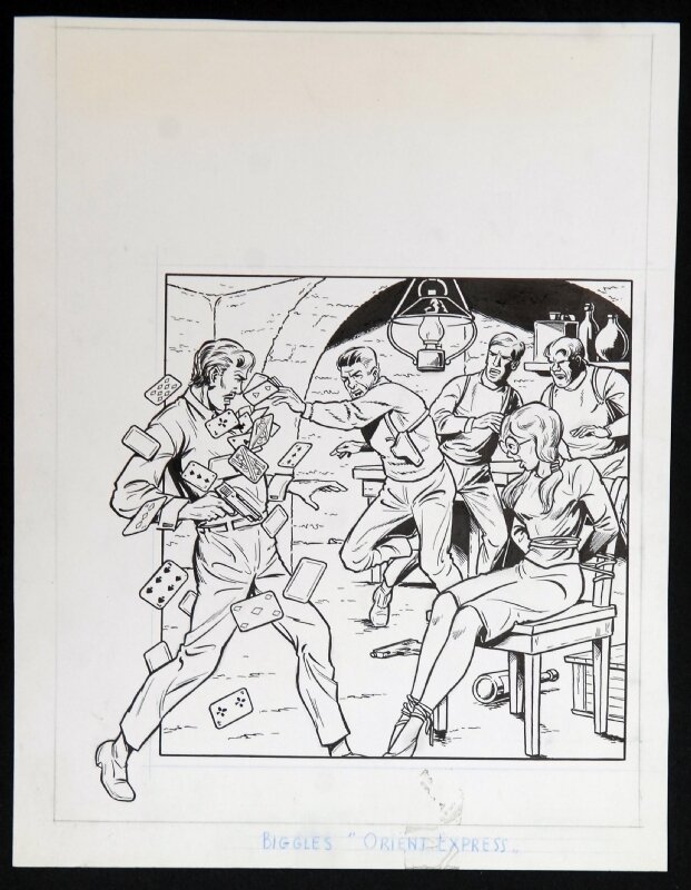 Biggles par Willy Vandersteen - Couverture originale