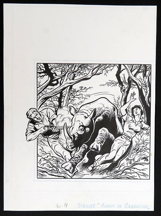 Biggles by Willy Vandersteen - Original Cover