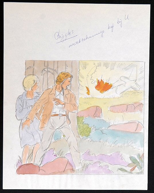 Biggles by Willy Vandersteen - Original Cover