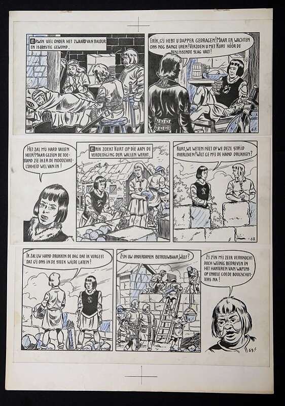 Willy Vandersteen, De gouden sporen - plaat 13 - Comic Strip
