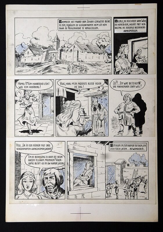 Willy Vandersteen, De gouden sporen - plaat 5 - Comic Strip