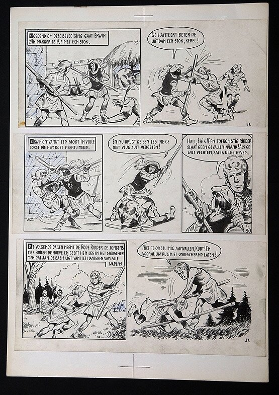 Willy Vandersteen, De gouden sporen - plaat 7 - Comic Strip