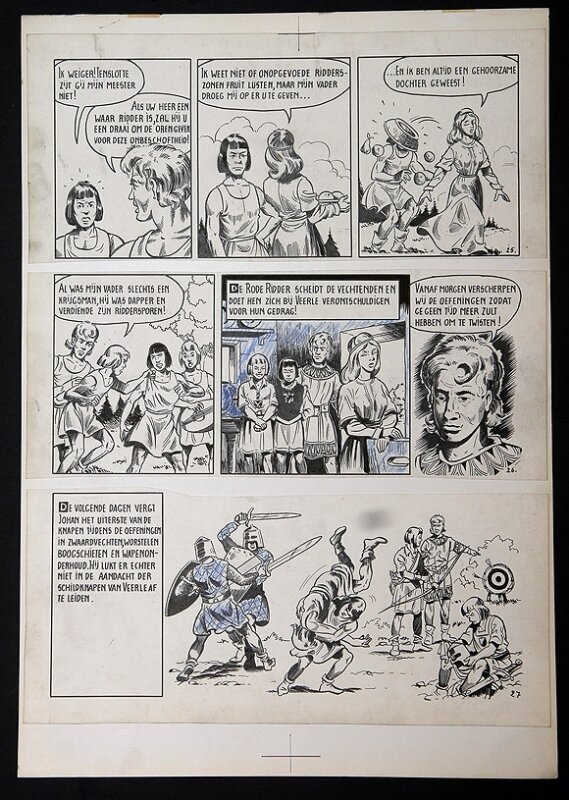 Willy Vandersteen, De gouden sporen - plaat 9 - Comic Strip
