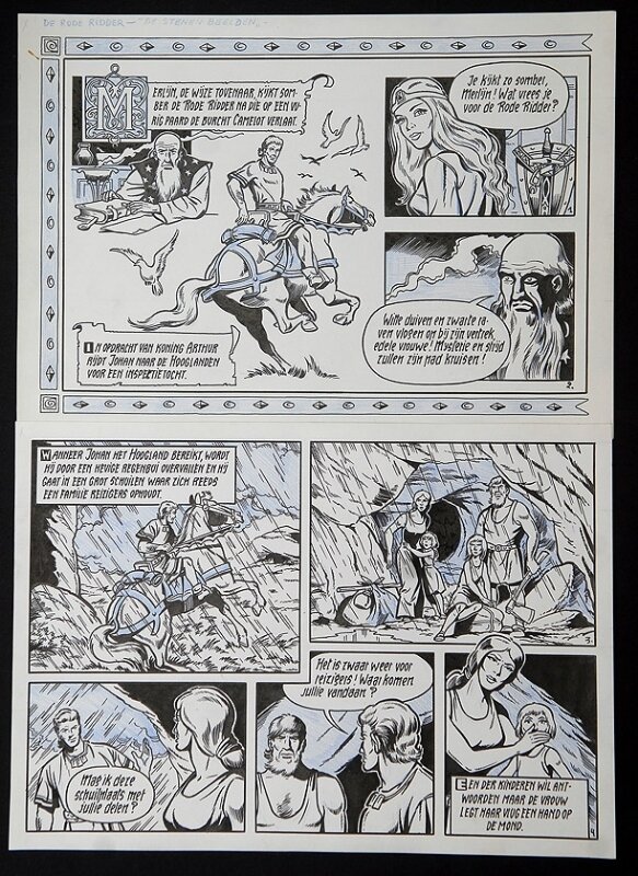 De rode ridder by Willy Vandersteen - Comic Strip