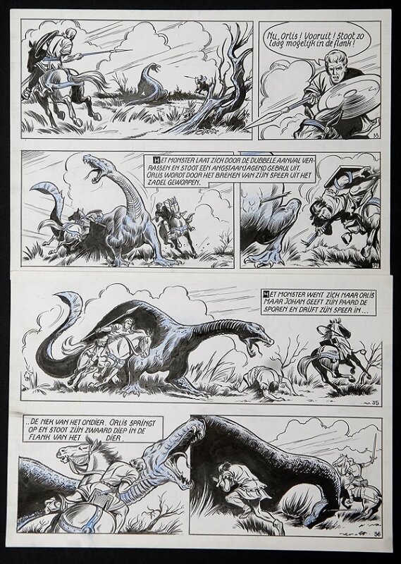 De rode ridder by Willy Vandersteen - Comic Strip