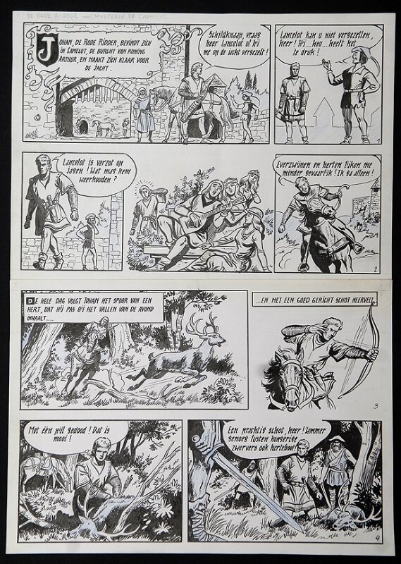 De rode ridder by Willy Vandersteen - Comic Strip