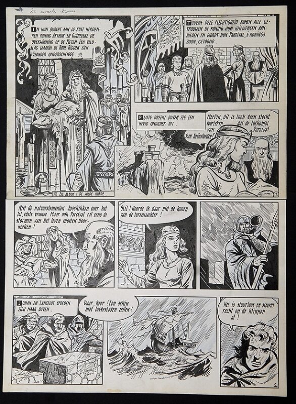 De rode ridder by Willy Vandersteen - Comic Strip