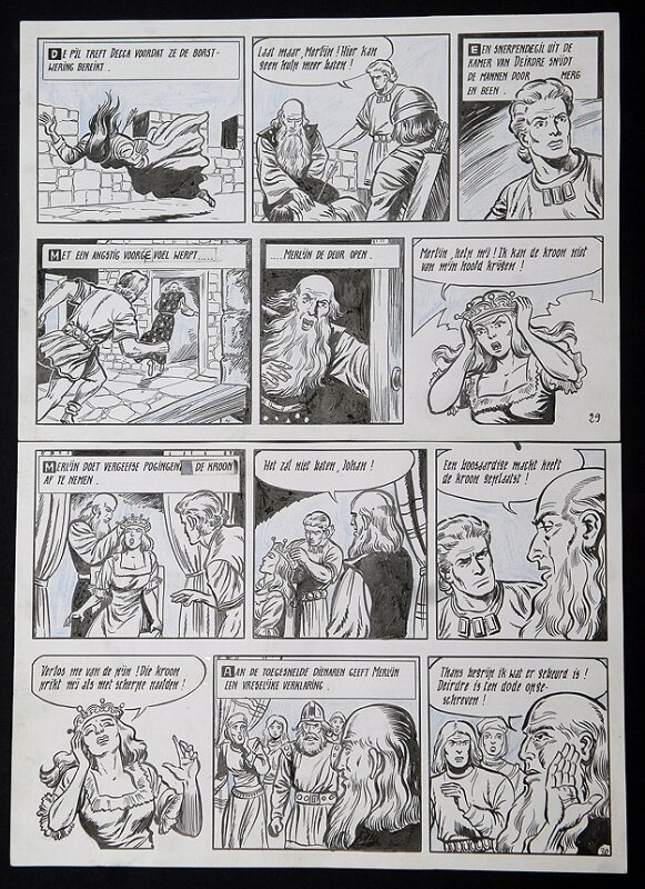 De rode ridder by Willy Vandersteen - Comic Strip
