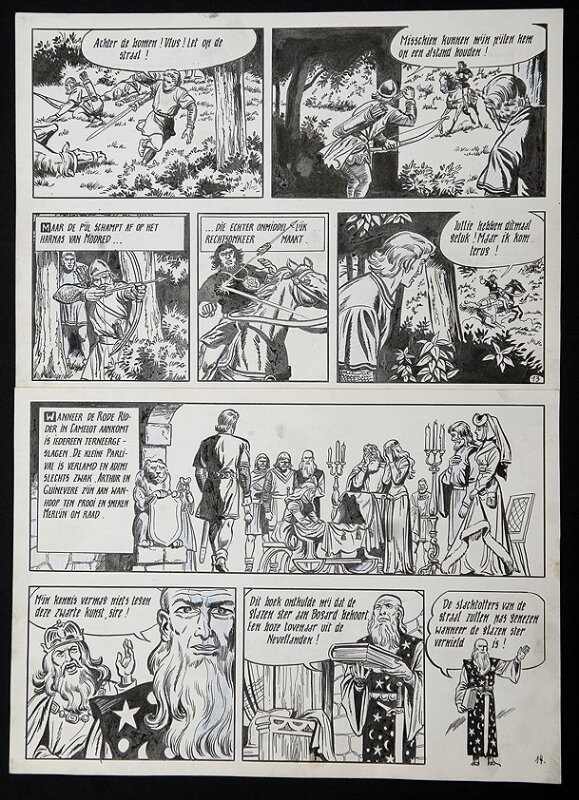 De rode ridder by Willy Vandersteen - Comic Strip