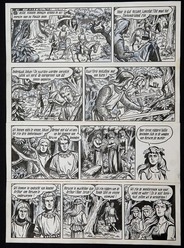De rode ridder by Willy Vandersteen - Comic Strip