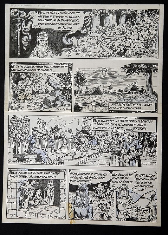 De rode ridder by Willy Vandersteen - Comic Strip
