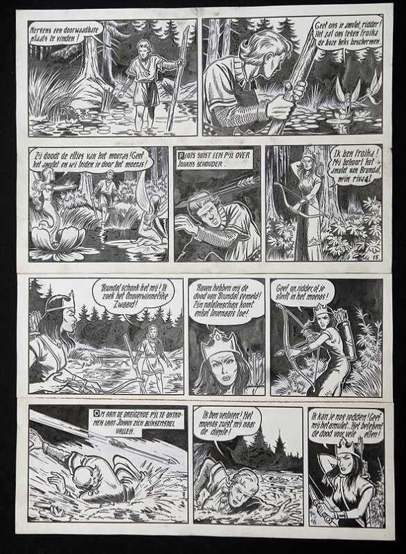 De rode ridder by Willy Vandersteen - Comic Strip