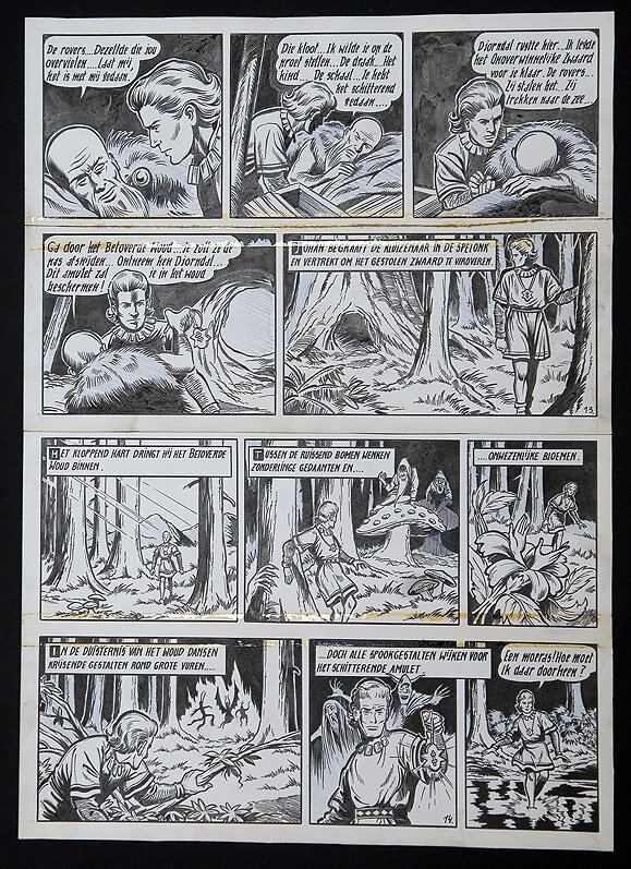 De rode ridder by Willy Vandersteen - Comic Strip