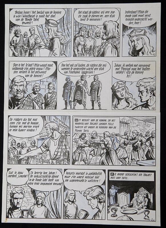 De rode ridder by Willy Vandersteen - Comic Strip