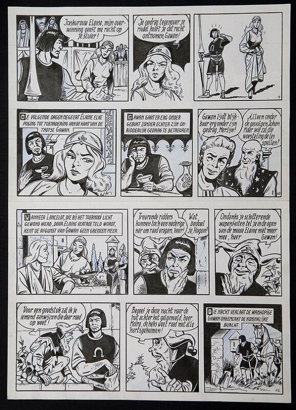De rode ridder by Willy Vandersteen - Comic Strip
