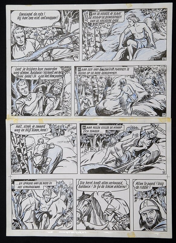 De rode ridder by Willy Vandersteen - Comic Strip