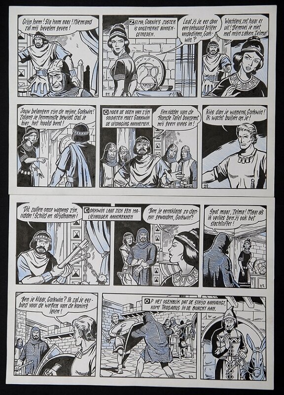 De rode ridder by Willy Vandersteen - Comic Strip