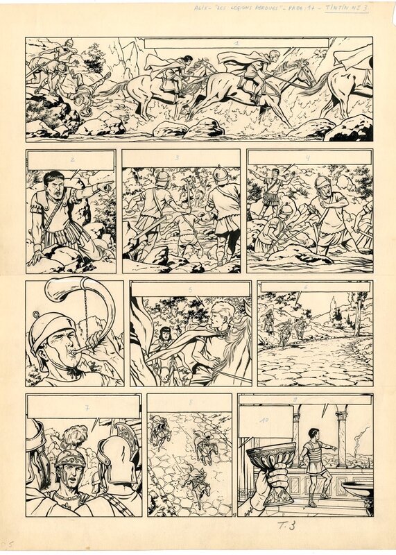 Jacques Martin, Alix-Les Legions Perdues - Planche originale