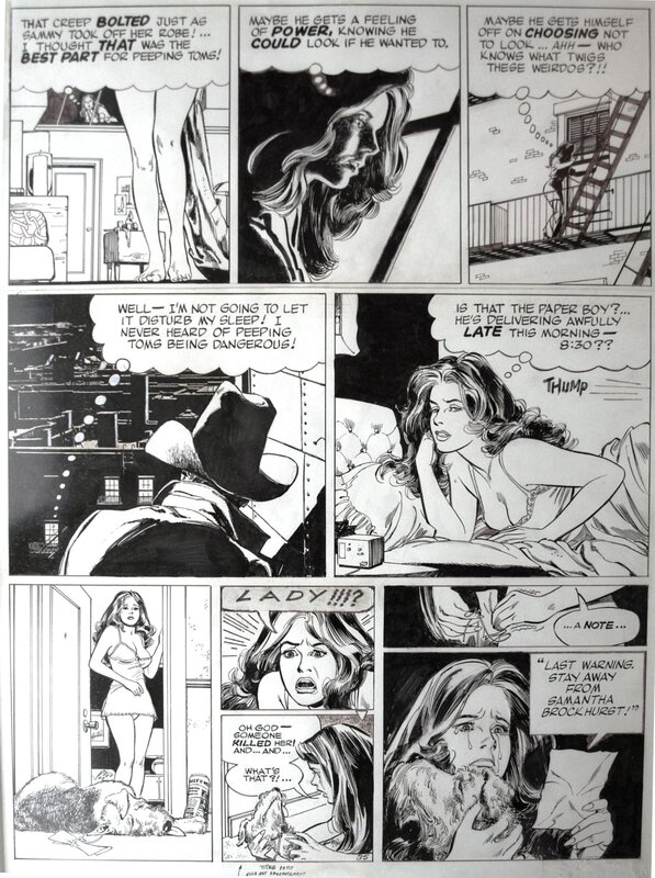 Stan Drake, Leonard Starr, Kelly Green - Tome #2 - 1, 2, 3 Mourez ! - Planche originale