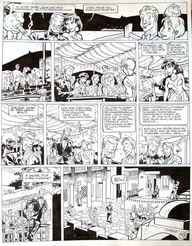 421 - Morgane Angel par Éric Maltaite, Stephen Desberg - Planche originale