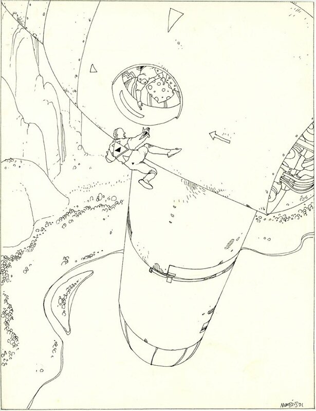 Moebius 1991 - Illustration originale
