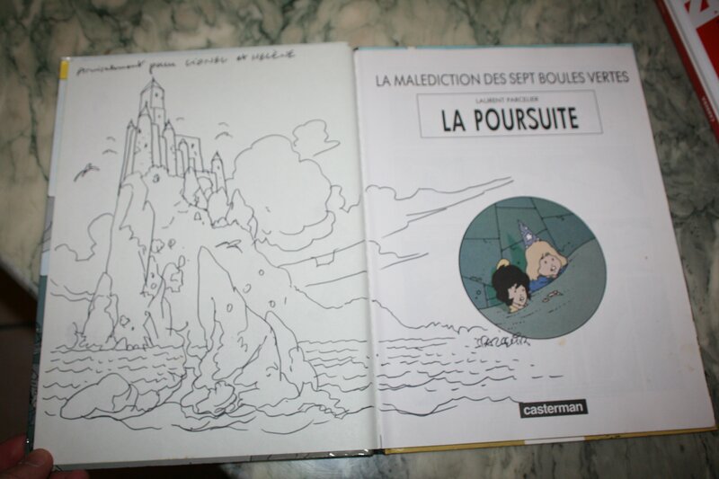 Laurent Parcelier, La malédiction des sept boulles vertes - La poursuite - Sketch