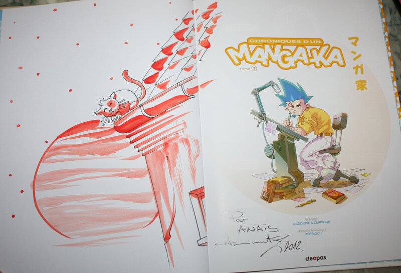 Fairhid Zerriouh, Christophe Cazenove, Chronique d'un Mangaka - Sketch
