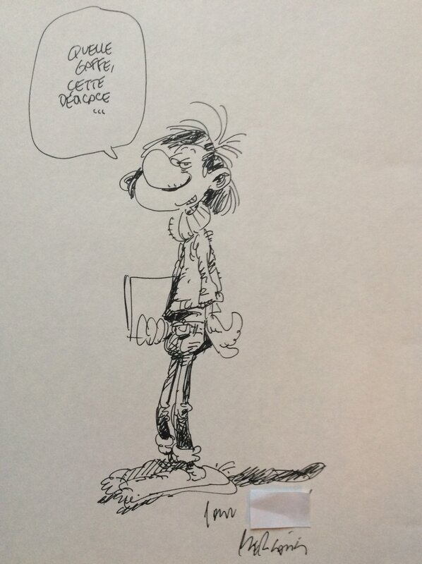 Gaston Lagaffe by Philippe Bercovici - Sketch