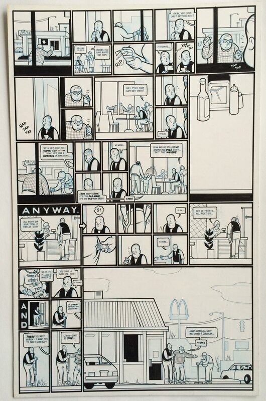 Chris Ware - Jimmy Corrigan - Planche originale