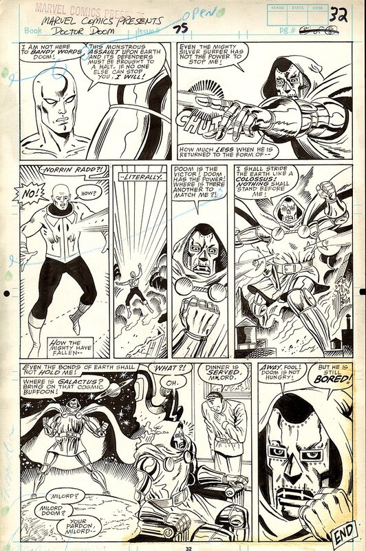 Dave Cockrum, Marvel Comics Presents #75 pg 32 - Planche originale