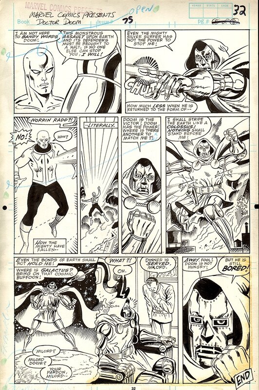 Dave Cockrum, Marvel Comics Presents #75 pg 32 - Comic Strip