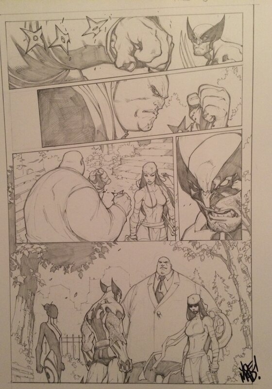 Joe Madureira, Savage Wolverine #6 pg 18 - Comic Strip