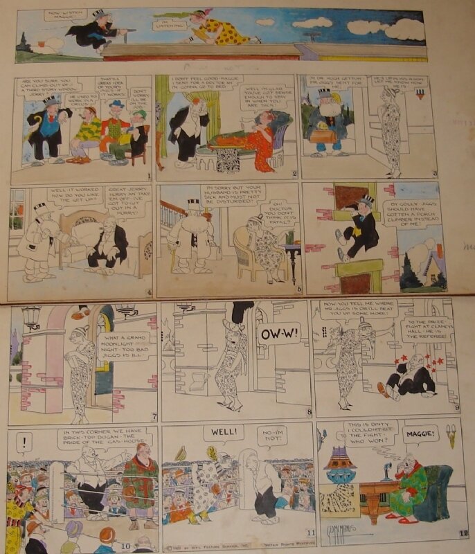 George McManus, Bringing up father Sunday 5-13-23 - Comic Strip