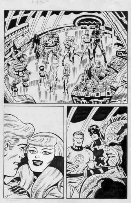 Bruce Timm, Fantastic Four The World's Greatest Comics Magazine #7 pg 13 ( Jack Kirby Tribute ) - Comic Strip