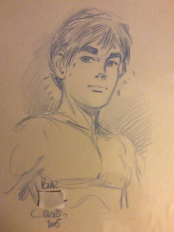 Marc Dacier by Eddy Paape - Sketch