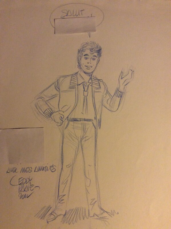 Marc Dacier by Eddy Paape - Sketch
