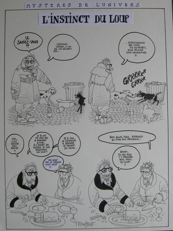 Tronchet, Raymond Calbuth : L'instinct du Loup - Comic Strip