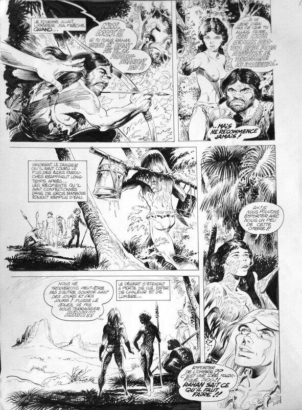 André Chéret, Roger Lécureux, Rahan - La Hutte-Qui-Marche - Comic Strip